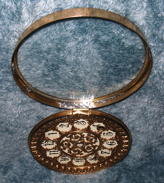 Clock Face and Dial Inside Hinge Restored